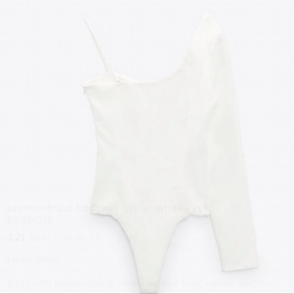 Zara white bodysuit - Picture 4 of 5